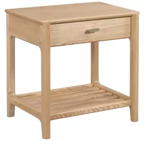 Newport Ash 1 Drawer Nightstand