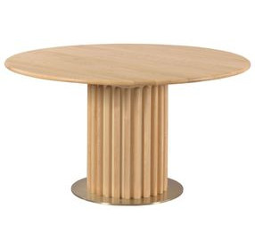 Highland Ash 54" Round Dining Table