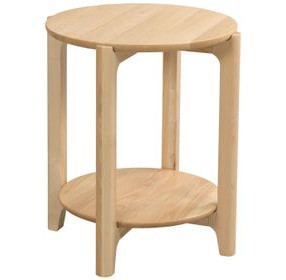 Newport Ash Round End Table
