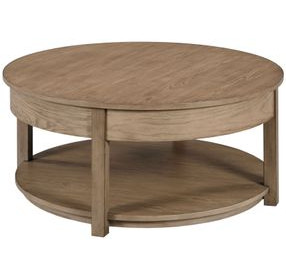 Costa Way Hamilton Taupe Round Lift Top Coffee Table