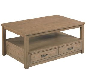 Costa Way Hamilton Taupe Rectangular Coffee Table