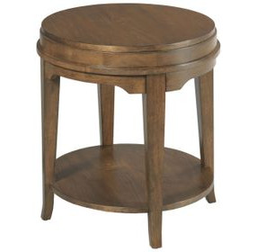 Nicolette Hamilton Auburn Oval End Table
