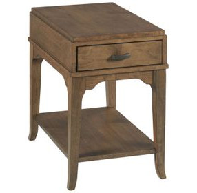Nicolette Hamilton Auburn Rectangular Chairside Table
