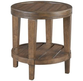 Oliver Hamilton Sepia Round End Table