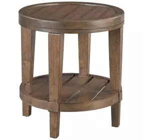 Oliver Hamilton Sepia Round End Table