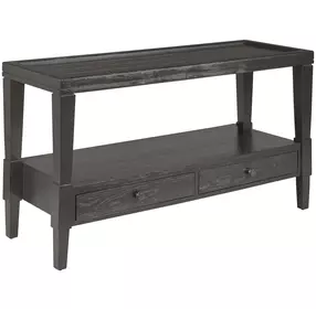 Oliver Hamilton Ebony Rectangular Sofa Table