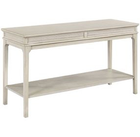 Serra Hamilton Classic White Rectangular Sofa Table