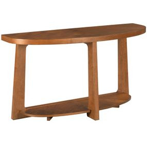 Archetype Cinnamon Demilune Console Table
