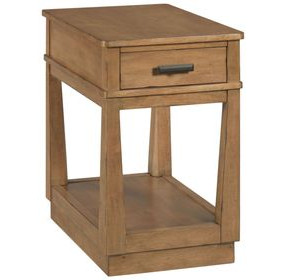 Clifton Medium Stain Rectangular Charging Chairside Table