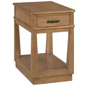 Clifton Medium Stain Rectangular Charging Chairside Table