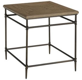 Crossroads-Hamilton Crossroad-Hamilton Light Stain Rectangular End Table