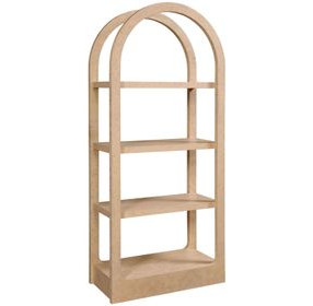 Hidden Treasures Beige Open Etagere