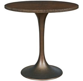 Hidden Treasures Brown 36" Round Pub Table
