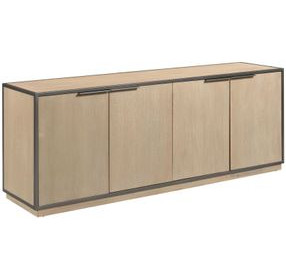 Jive Light Stain 73" Entertainment Console with 4 Doors