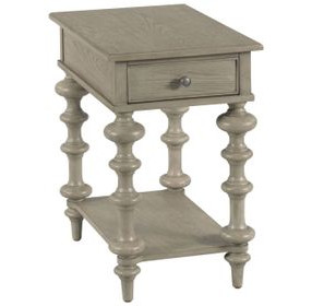 Tigbee-Hamilton Beige Rectangular Chairside Table
