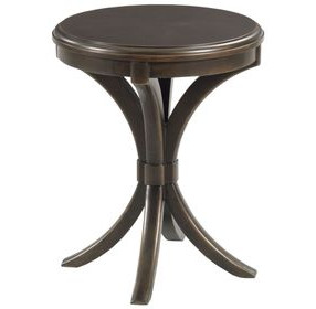 Whitaker Distressed Dark Stain Round Spot Table