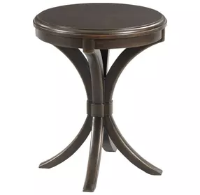 Whitaker Distressed Dark Stain Round Spot Table