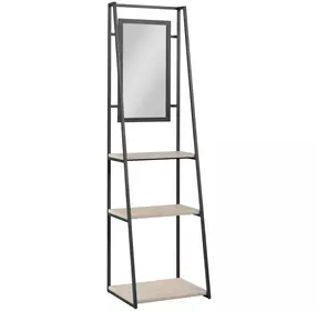 Hidden Treasures Beige and Black Etagere