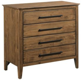 Abode Kingsley Medium Stain 4 Drawer Bachelor's Chest