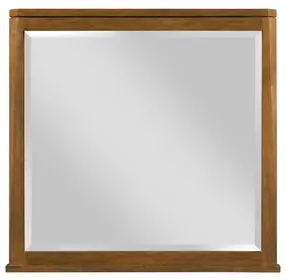 Aspire Medium Stain Rectangular Dresser Mirror