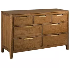 Aspire Scale Brown 7 Drawer Dresser
