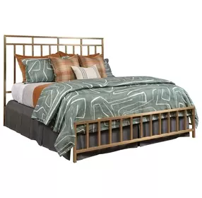 Aspire Champagne Queen Metal Bed