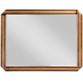 Monogram Walnut Dornoch Medium Stain Rectangular Dresser Mirror