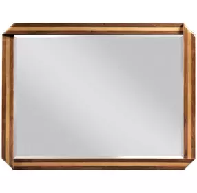 Monogram Walnut Dornoch Medium Stain Rectangular Dresser Mirror