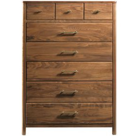 Monogram Walnut Rockwood Medium Stain 8 Drawer Chest