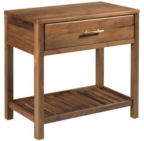 Monogram Walnut Nightstand