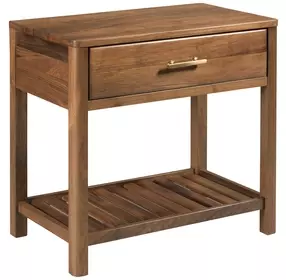 Monogram Walnut Highland Medium Stain 1 Drawer Nightstand