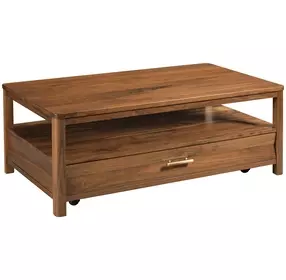 Monogram Walnut Parkway Medium Stain Rectangular Cocktail Table