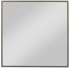 Milan Gray Square Landscape Dresser Mirror