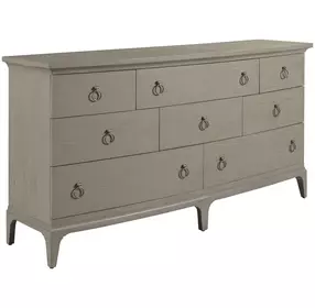 Milan Gray 8 Drawer Dresser