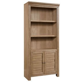 Providence Brown 2 Door Bunching Bookcase