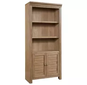 Providence Brown 2 Door Bunching Bookcase
