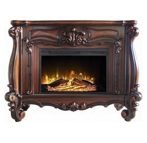 Versailles Cherry Oak Rectangular Electric Fireplace