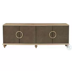 Ashtin Brown 4 Door Console Cabinet