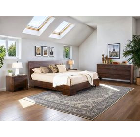 Acadia Coffee Bean Platform Bedroom Set