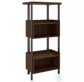 Architect Modern Walnut 4 Shelf Bookcase