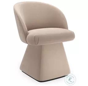 Vuelta Light Taupe Velvet Dining Chair