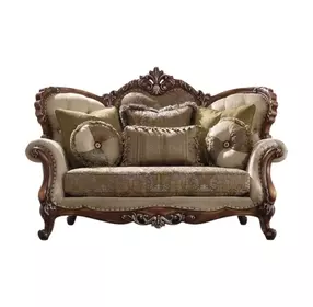Latisha Tan Pattern 74" Loveseat