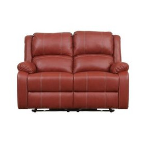 Zuriel Red Rocker Reclining 60" Loveseat