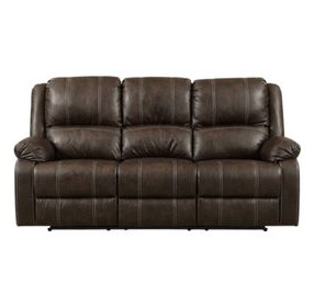 Zuriel Brown Rocker Reclining 81" Sofa