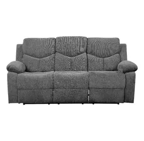 Kalen Gray Chenille Reclining 82" Sofa