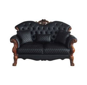 Dresden Green 71" Loveseat with Pillow and Nailhead Trim