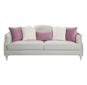 Kasa Beige 94" Sofa with Pillows