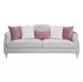Kasa Beige 94" Sofa with Pillows