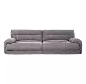 Cadenza Gray Corduroy 96" Loveseat