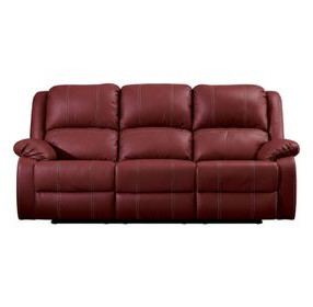 Zuriel Red Reclining 78" Sofa
